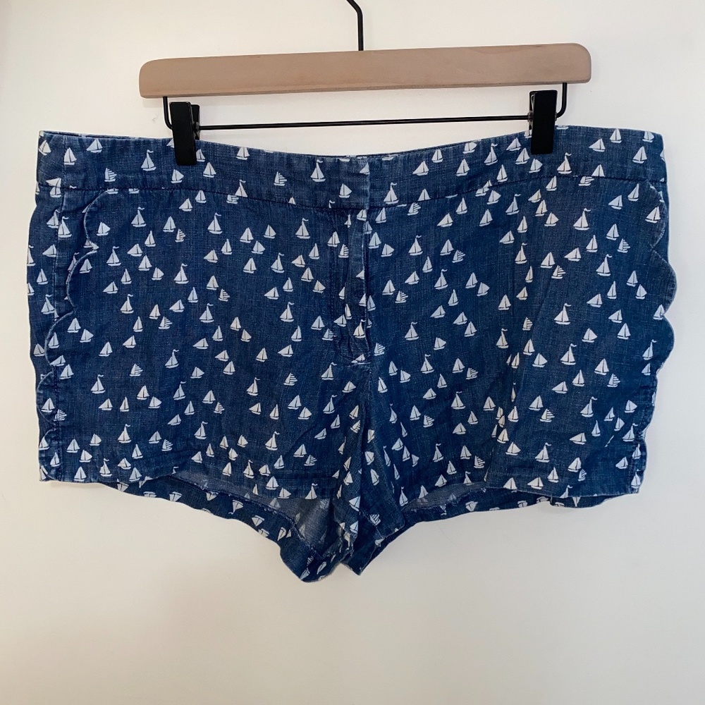 J. Crew Sailboat Denim Shorts